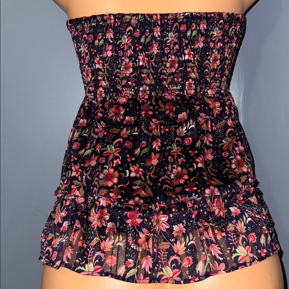 Floral ruffled top - Picture 3 of 4